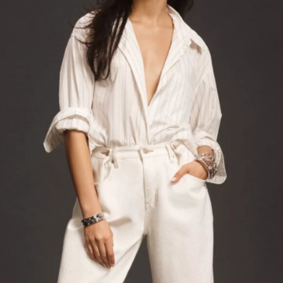 Brand New Women's Moon River High-Rise Straight-Leg Jeans - Picture 7 of 8